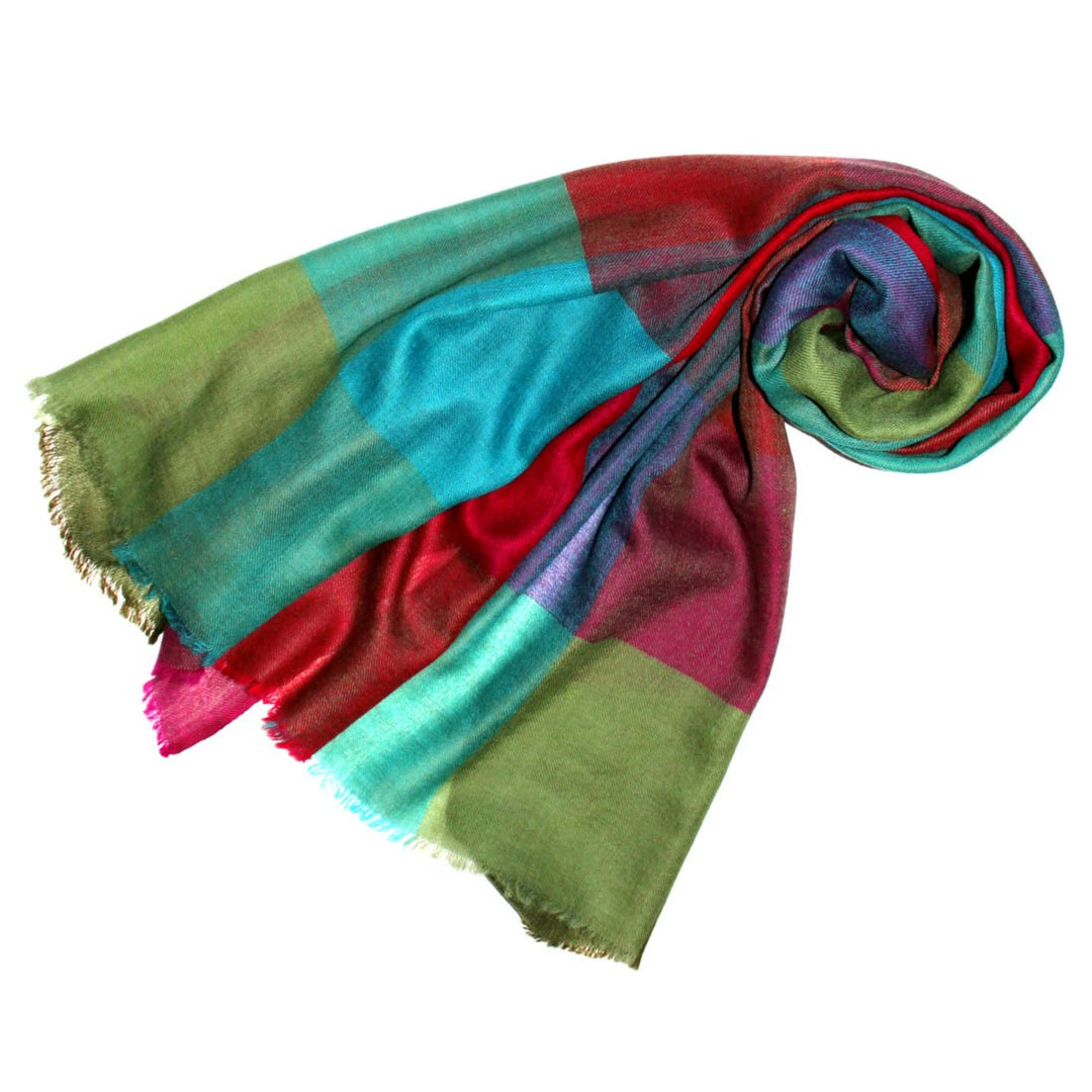 Lorenzo Cana Pashmina Damen Kaschmirschal 100% Kaschmir SUPERIOR COLLECTION jacquardgewebt Paisleysc