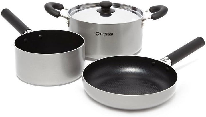 Outwell Kochset M Feast, Silver, One Size, 650132
