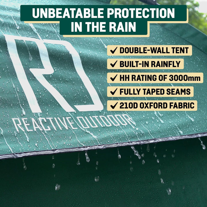Reactive Outdoor Zelt - 3 Sekunden Zelt - 3 Sekunden Instant Pop Up Zelt - Einfache und schnelle Ein