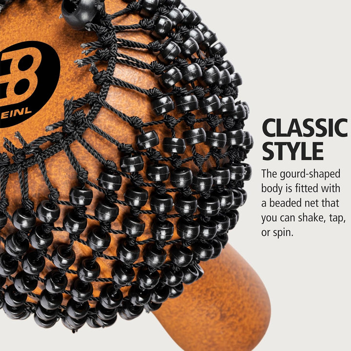 Meinl Percussion Fiberglas Cabasa Instrument - Schüttelinstrument mit Perlenkette - Einstellbares Ne