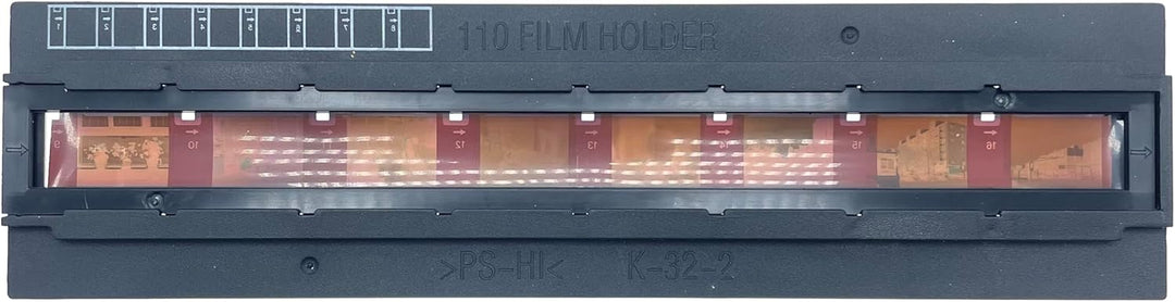 Brownie Asp 110 Filmformatadapter, Abdeckanleitung, Fotohalter, Assy Scanning, 16 mm Dia, negativ, k