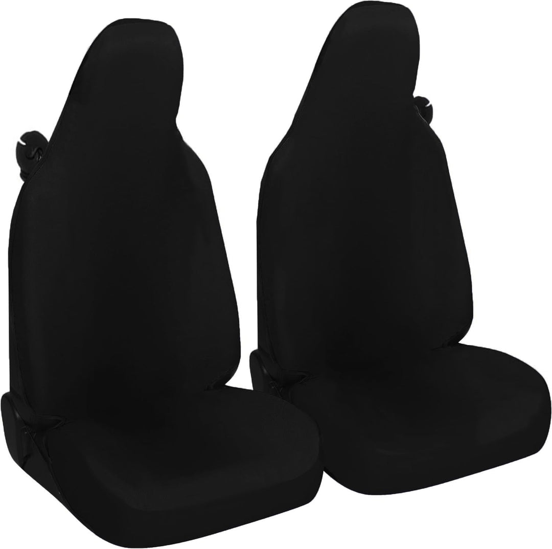 Sitzbezüge kompatibel für Smart fortwo, W450 W451 und W453, Set mit 2 Vordersitzbezügen aus Polycott