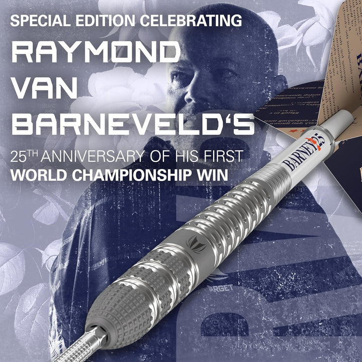 Target Darts Raymond Van Barneveld RVB 25 Year Edition 95% Wolfram Swiss Point Stahlspitze Darts Set