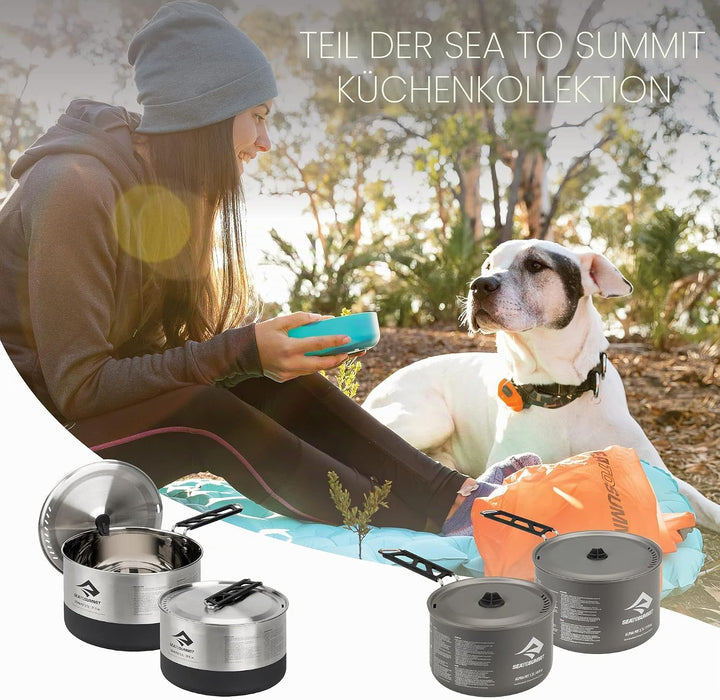 Sea to Summit Delta Light Camp Set 4.4 - Campinggeschirr - 4 Personen Set titan-grau 4.4, titan-grau