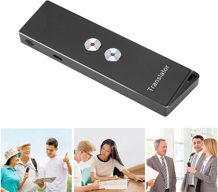 Sprachübersetzer Gerät, Bluetooth Sofortübersetzer mit Sprachausgabe Tragbarer Übersetzungsgerät, fü