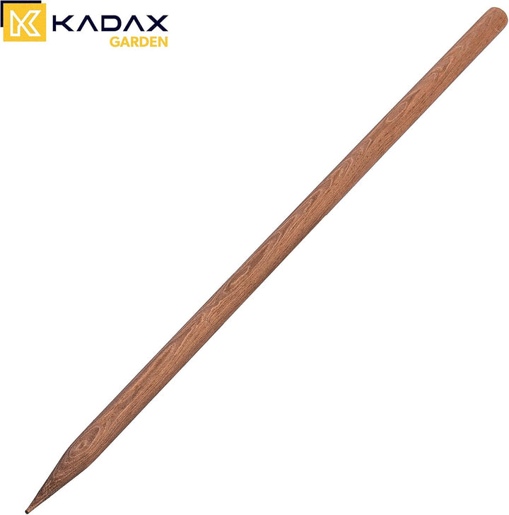 KADAX Holzstäbe 80 cm x 23 mm, 5er Set, Pflanzstäbe aus imprägniertem Holz, Holzpfähle als Rankhilfe