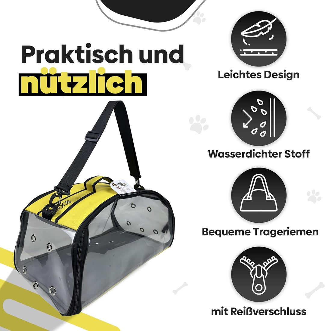 EVE Textile Hunde Tragetasche | Katzen Tragetasche | Hundetasche | Katzentasche | Hunde Umhängetasch