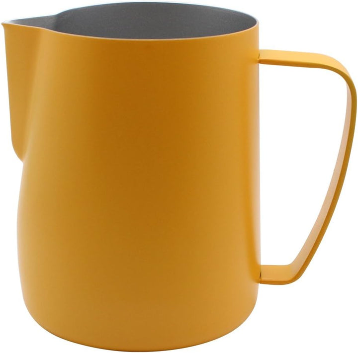 Dianoo Edelstahl Aufschäumkrug Krug Dampfkrug Geeignet für Kaffee, Latte und Aufschäummilch 600ml ge