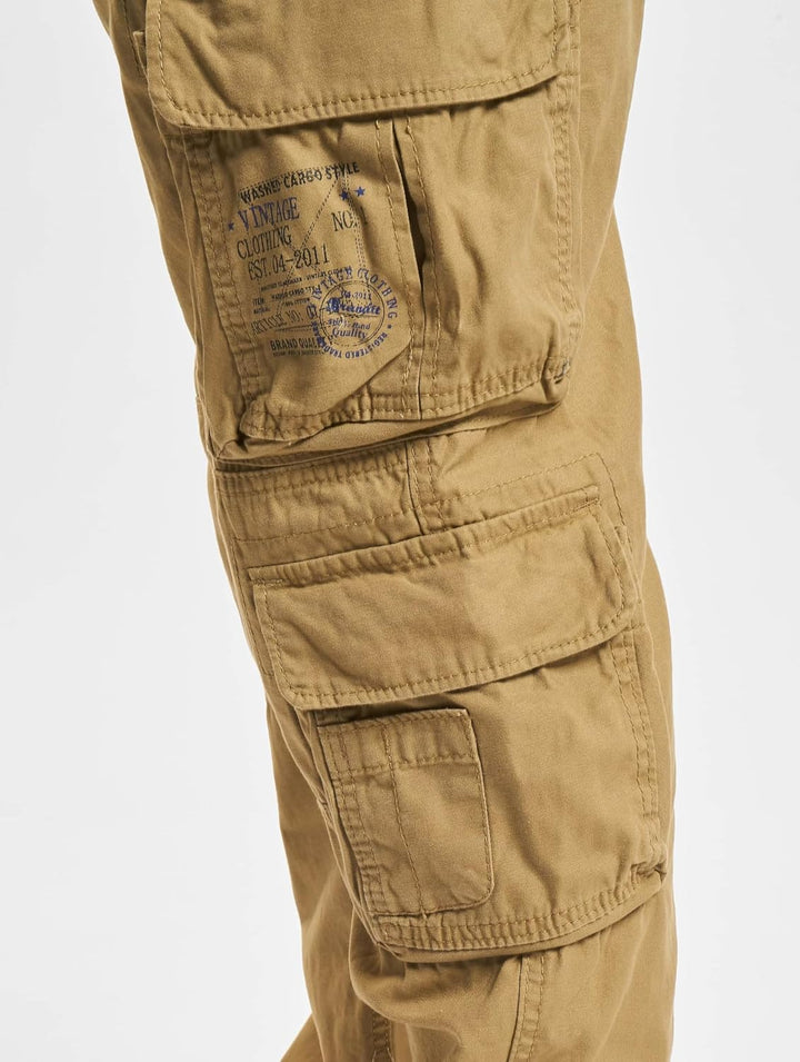 Brandit Pure Slim Fit Pants, mehrere Farbvarianten, Grössen S bis 5XL, S Beige