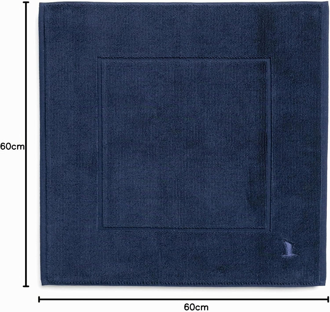 möve Superwuschel Badteppich 60 x 60 cm aus 100% Baumwolle, deep sea Deep Sea 60 x 60 cm Single, Dee