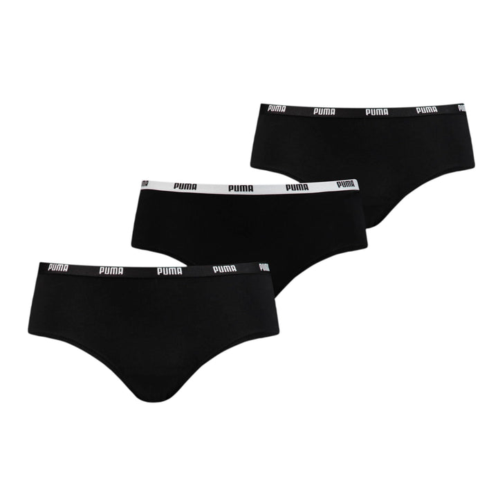 PUMA Damen Hipster Unterwäsche L Schwarz, L Schwarz