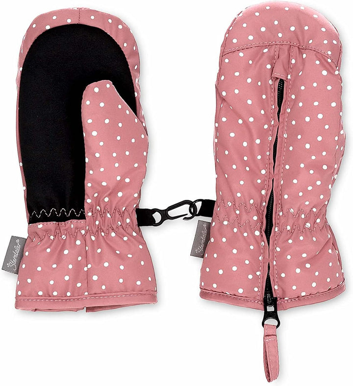 Sterntaler Baby Mädchen Fäustel Punkte Handschuh - Baby Fäustlinge Winter, Baby Handschuhe - wasserd