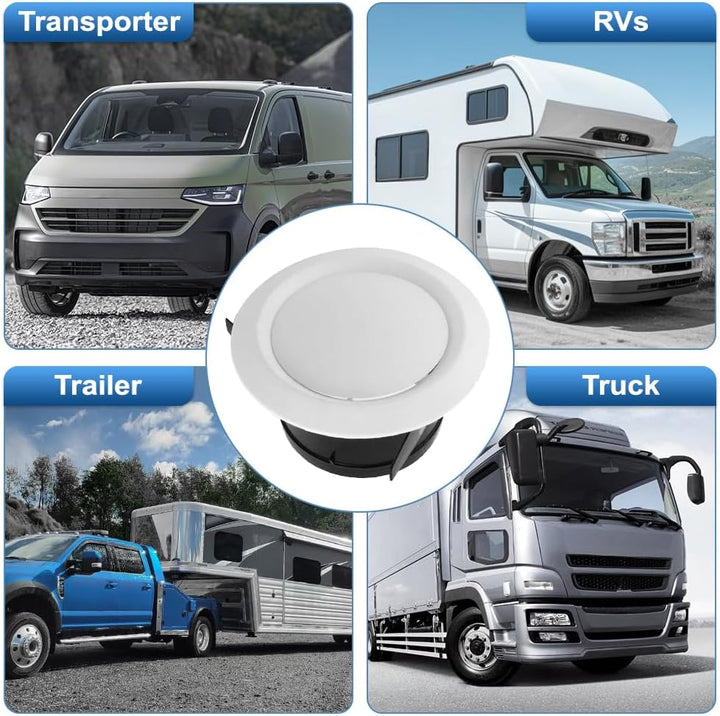 Scheibenlüftergitter, Riloer 75-200mm Befestigungsdurchmesser Einstellbare Scheibenlüfterkreis-Luftg