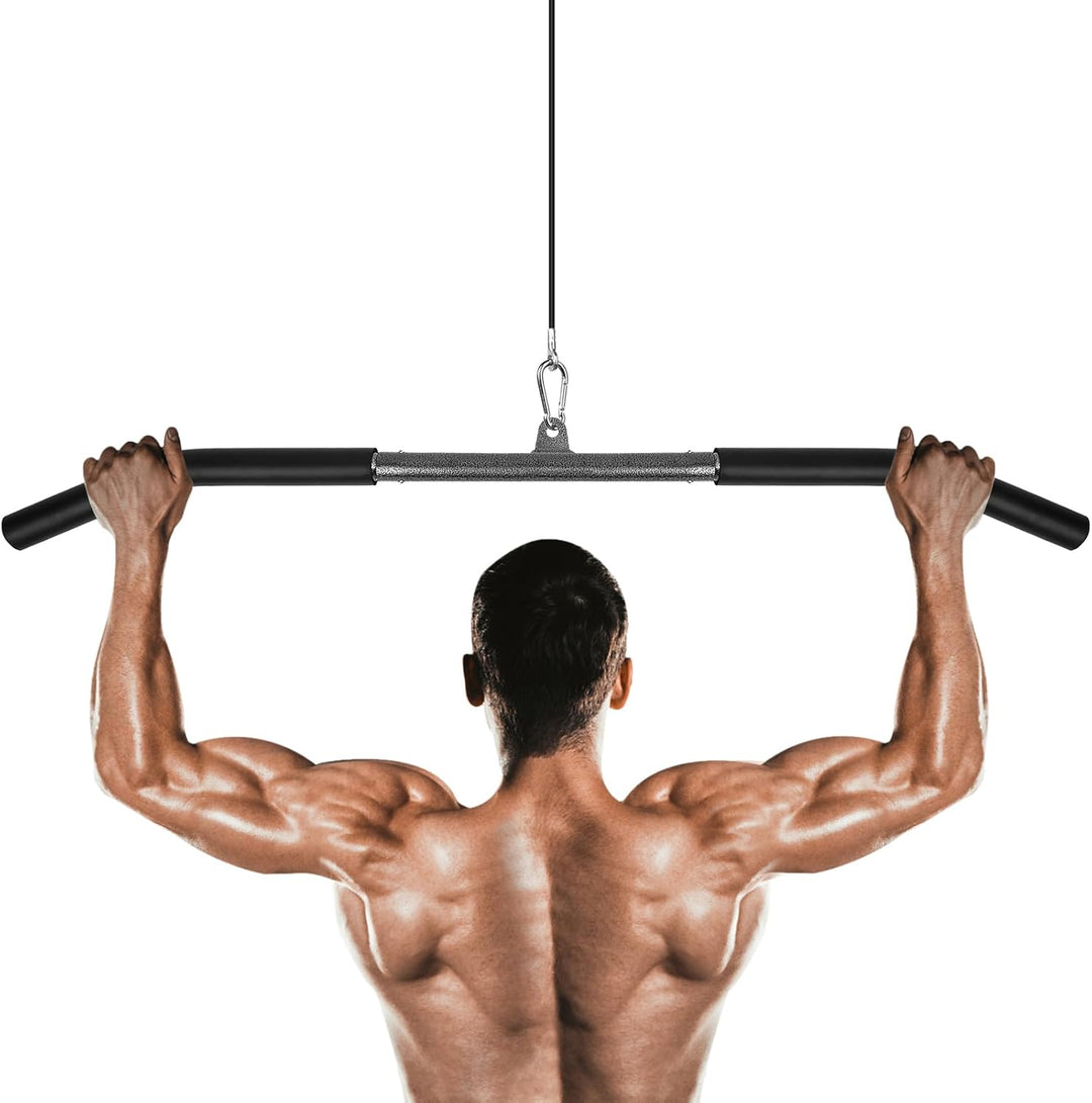 Lyndwin Latzugstange Bizeps Stange Klimmzugstangen Zugstange Muskelzugstange für Zuhause Bodybuildin