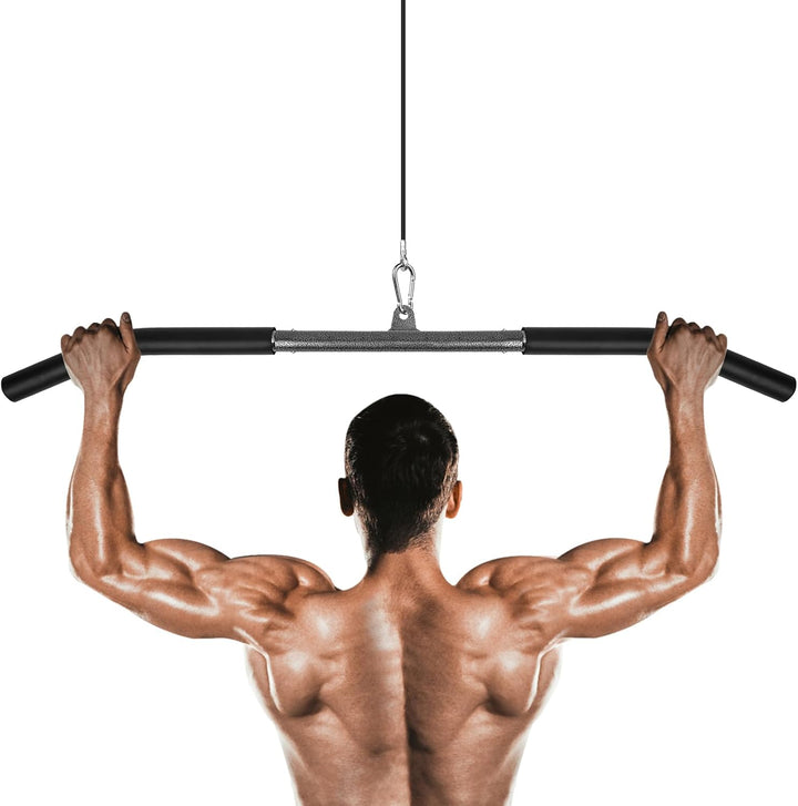 Lyndwin Latzugstange Bizeps Stange Klimmzugstangen Zugstange Muskelzugstange für Zuhause Bodybuildin