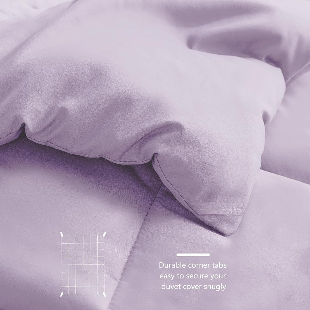 WAVVE Bettdecke 140x200 cm Ganzjahresdecke 4 Jahreszeiten, Steppdecke 300gsm Mikrofaser 140x200cm, S