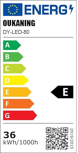 OUKANING Kristall Kronleuchter, Ø60CM Premium 9-Lichter E14 Luxus Deckenleuchte Pendelleuchte Beleuc