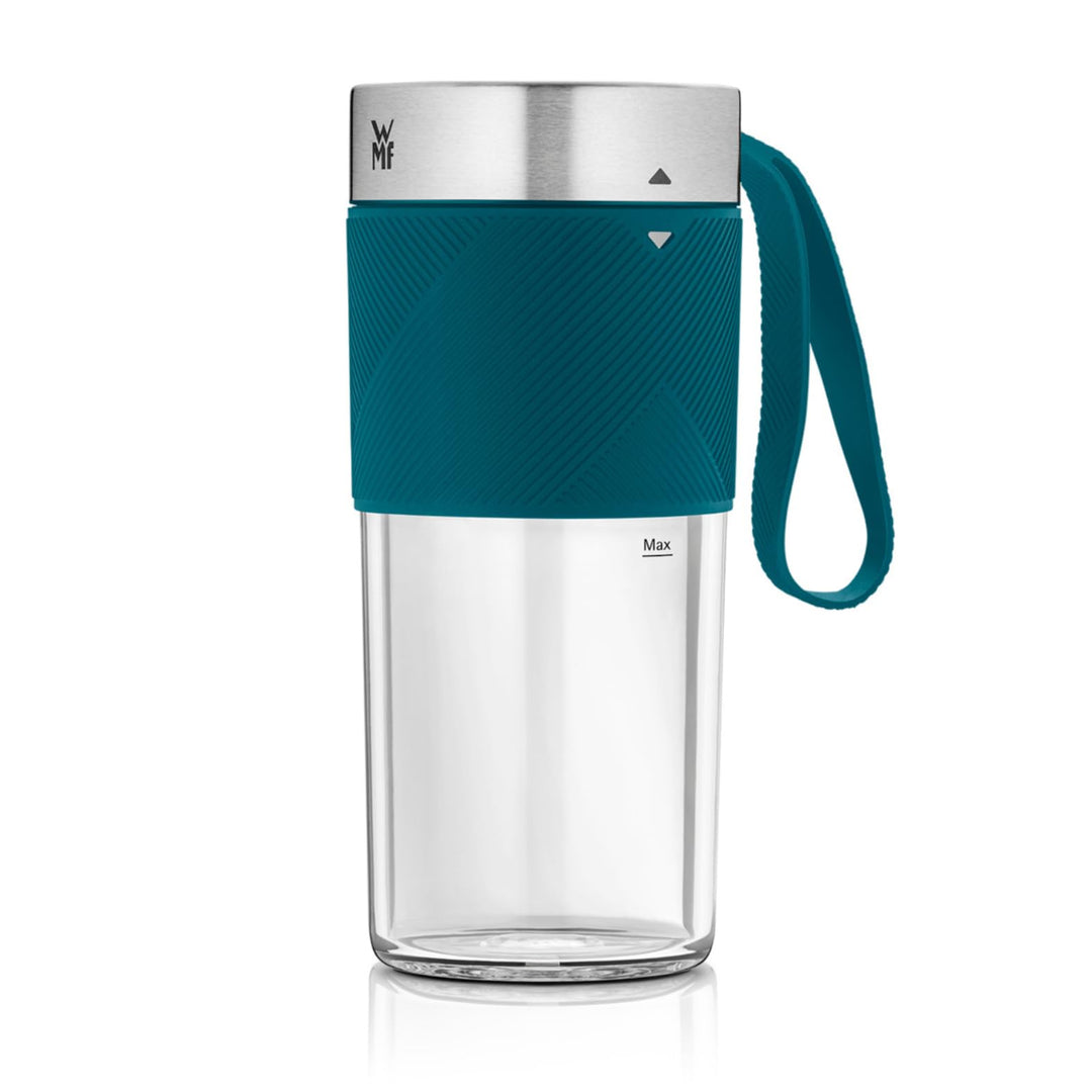 WMF Küchenminis Mix on the Go 300 ml, Mini Mixer to Go, USB Mixer Smoothie Maker, aufladbarer Person