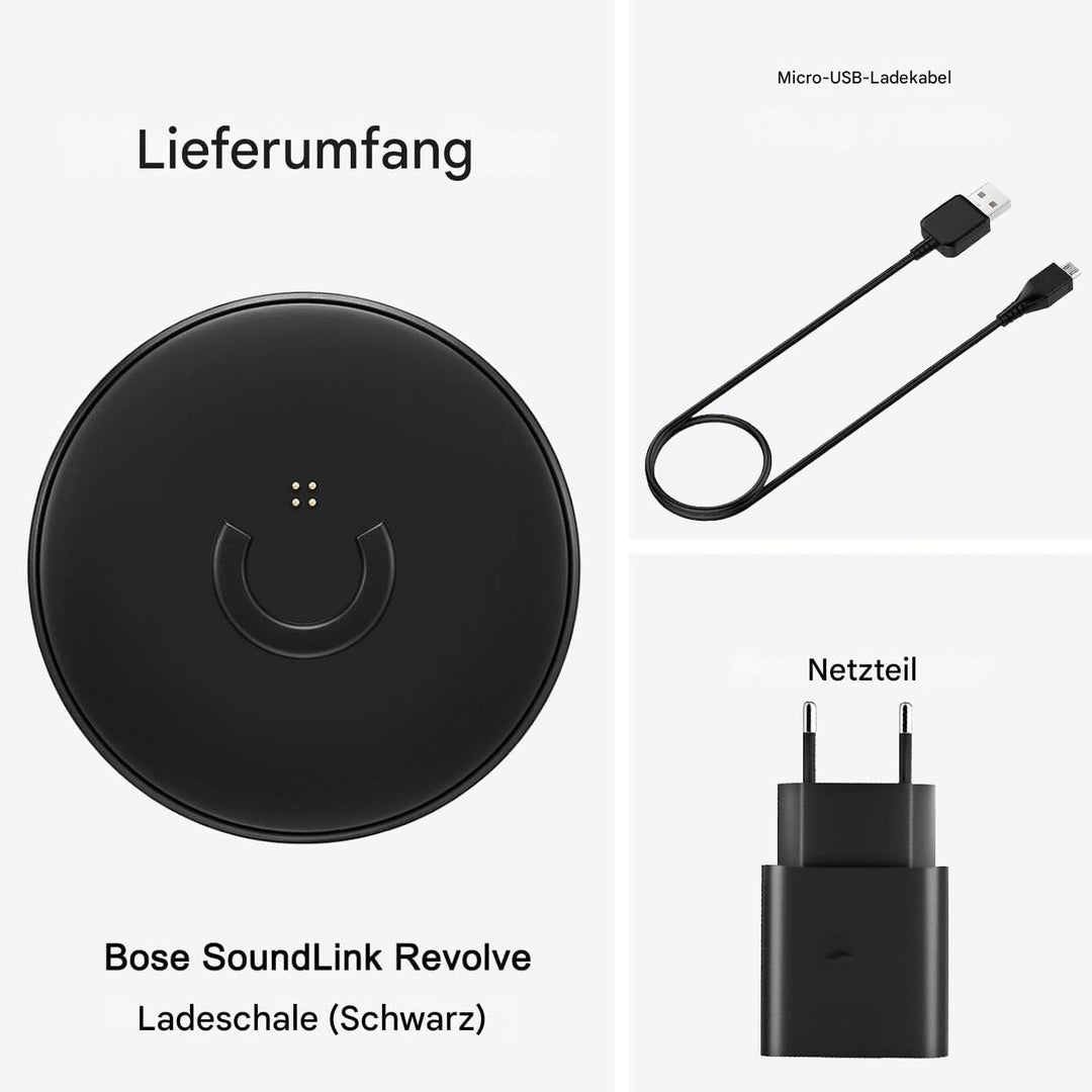 Ladestation für Bose SoundLink Revolve, Ladedock für SoundLink Revolve+, Ladeadapter für Bose SoundL
