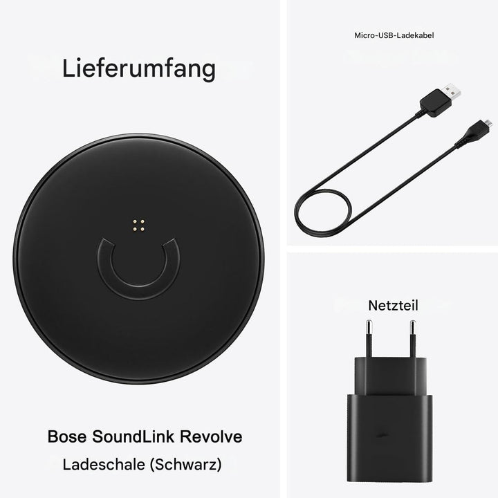 Ladestation für Bose SoundLink Revolve, Ladedock für SoundLink Revolve+, Ladeadapter für Bose SoundL