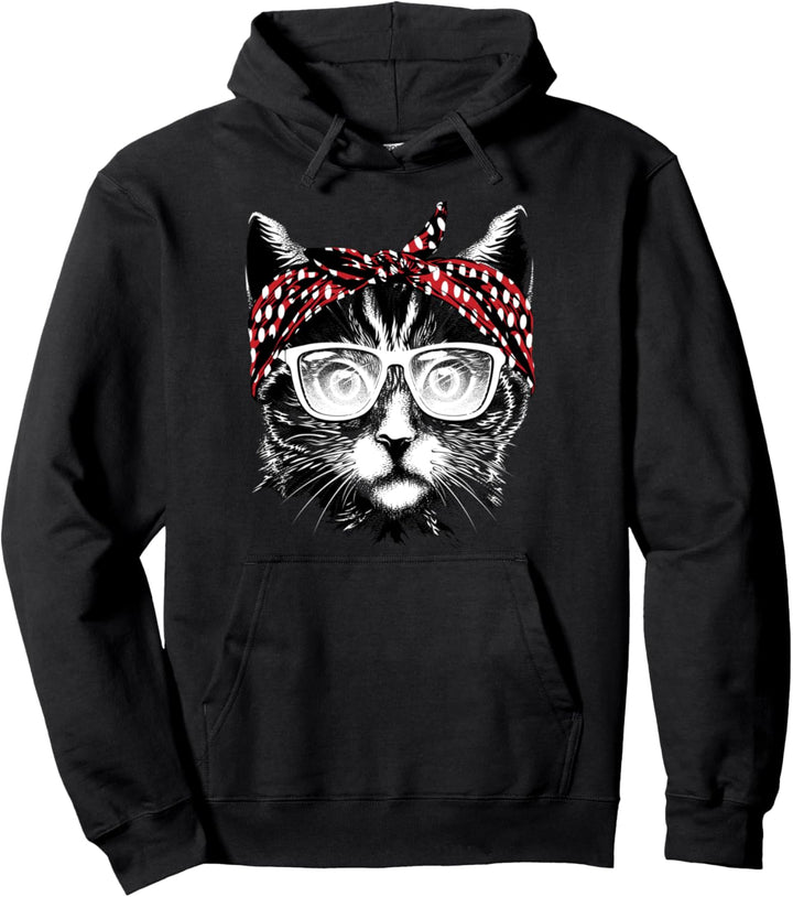 Best Cat Mom Ever Katzenmama Katzenmotiv Geschenk Damen Pullover Hoodie