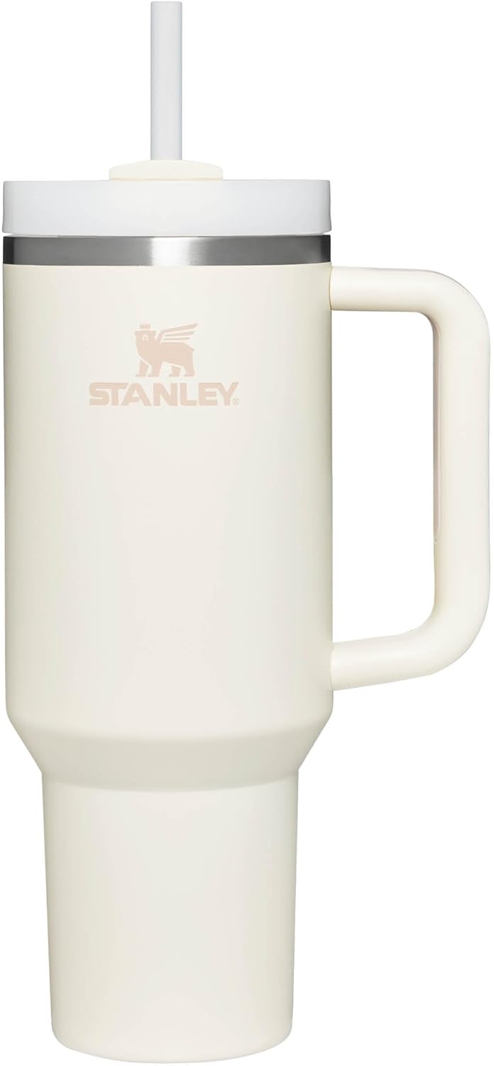 Stanley Quencher H2.0 FlowState Trinkflasche mit Strohhalm 1.2L - Thermobecher Kühlt 11 Stunden - 48