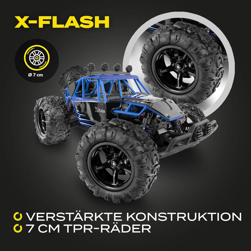 Overmax X-Flash Ferngesteuertes Auto RC Auto, Reichweite von 100 Meter, Geschwindigkeit bis zu 45 km