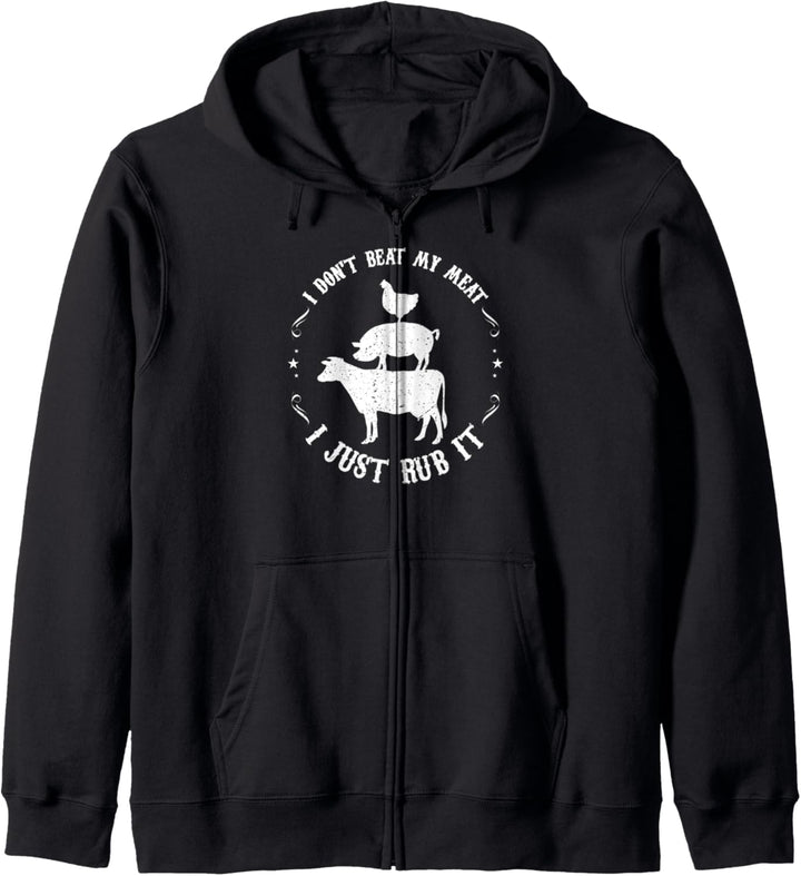 Funny BBQ Grill Lover Pitmaster Dad Adult Humor Gift Idea Kapuzenjacke