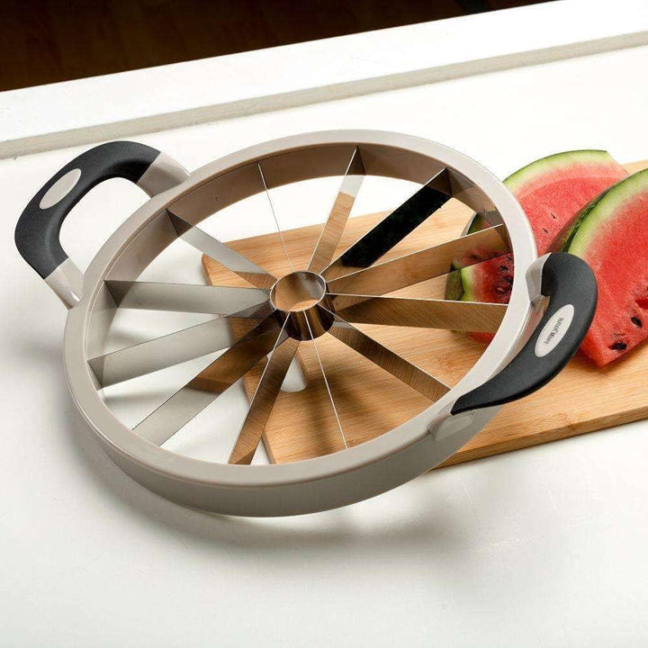 NAVA Melonenschneider Melonenteiler MISTY für Wassermelone Ananasfrüchte mit rutschfesten Griffen