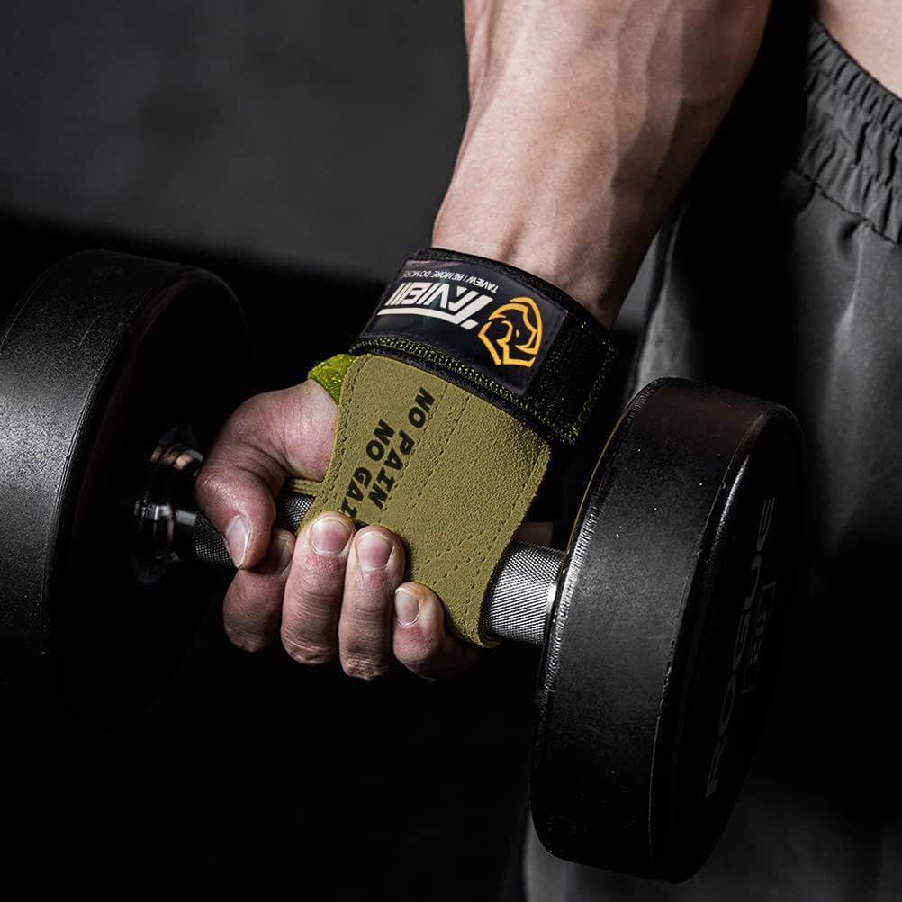 TAVIEW Premium Gewichtheben Handgelenkhaken Riemen für maximale Griffunterstützung für Deadlift Hand