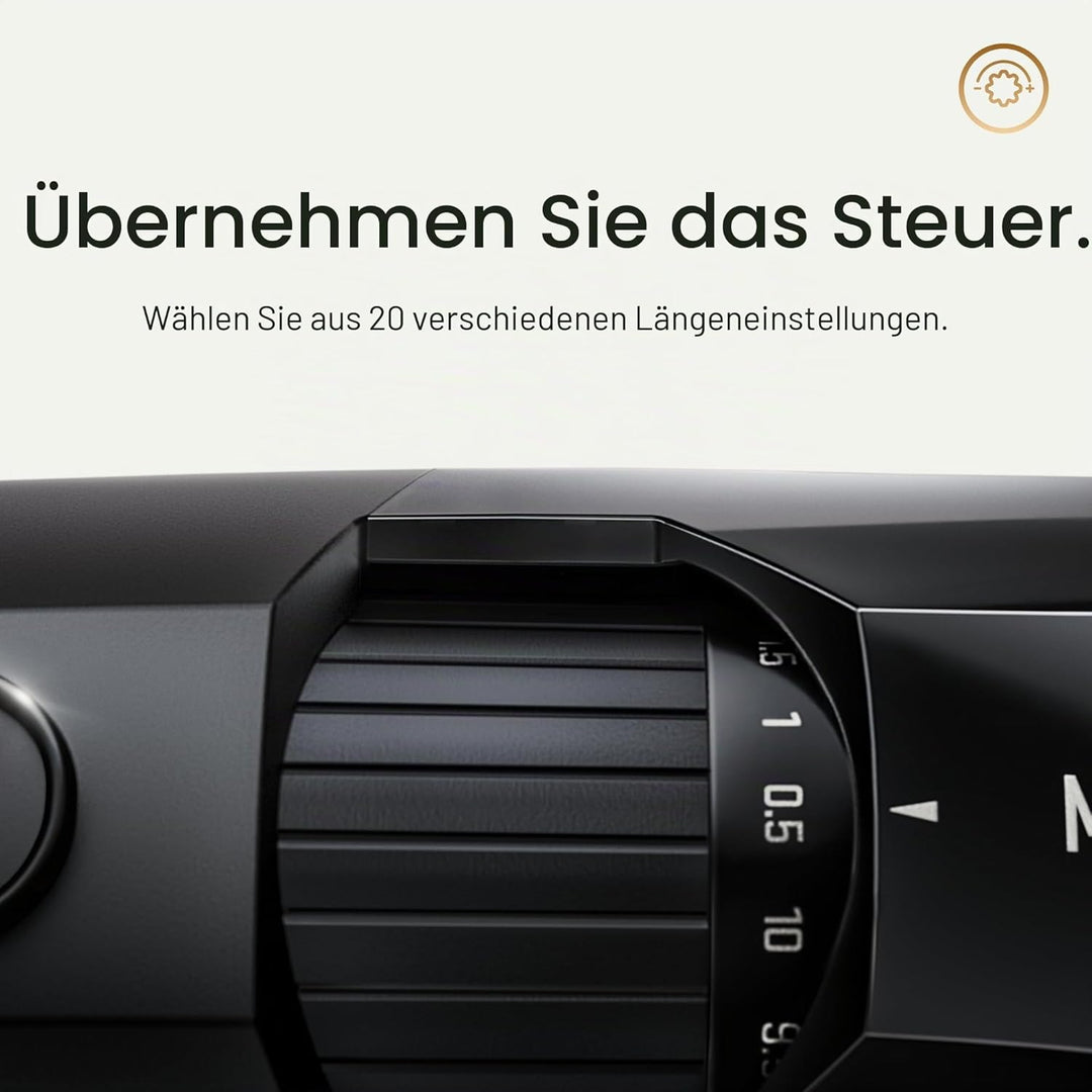 Der The Beard Hedger™ von MANSCAPED™, Barttrimmer/Bartschneider, 20 Längeneinstellungen, T-Klinge au
