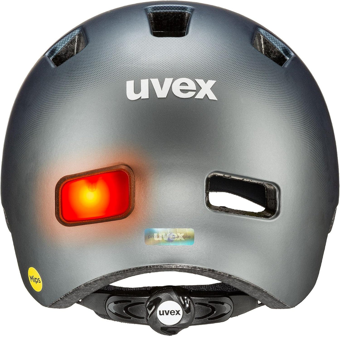 uvex City 4 MIPS - Leichter City-Helm für Damen und Herren - MIPS-Sysytem - inkl. LED-Licht Gen. 2 d