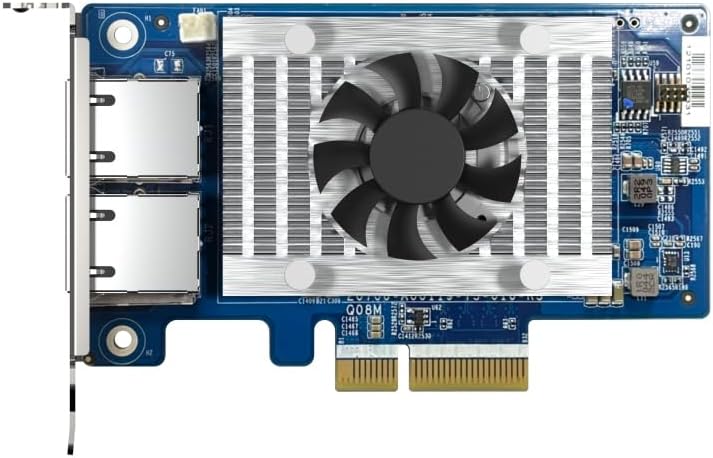 Qnap QXG-10G2T-X710 PCIe Gen 3 10GbE Netzwerk-Erweiterungskarte, blau