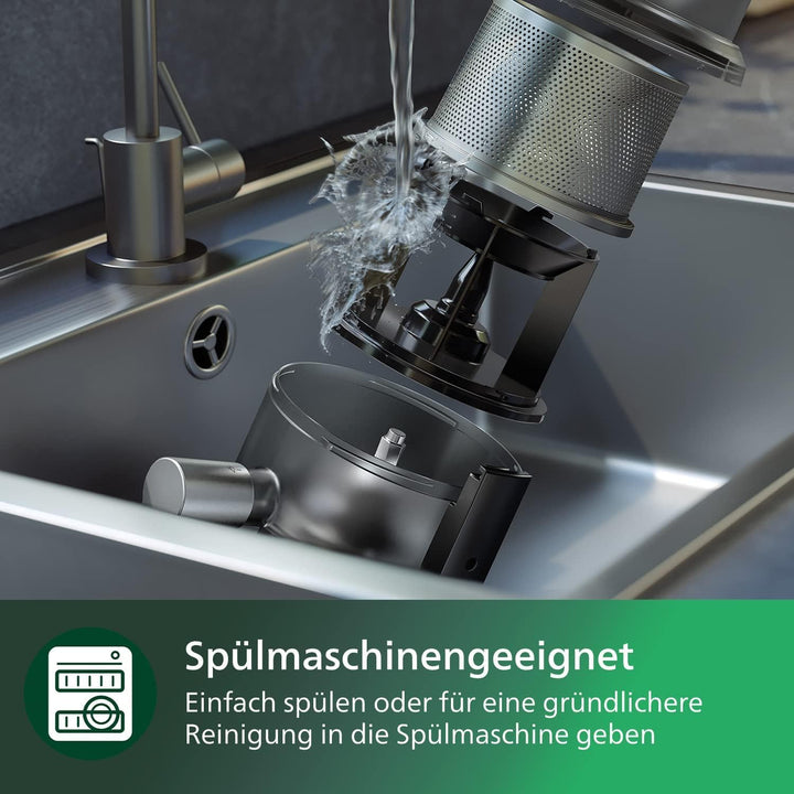 Philips Flip&Juice Hochleistungsmixer der 7000 Serie mit Entsaftermodul, Flip&Juice-Technologie, Pro