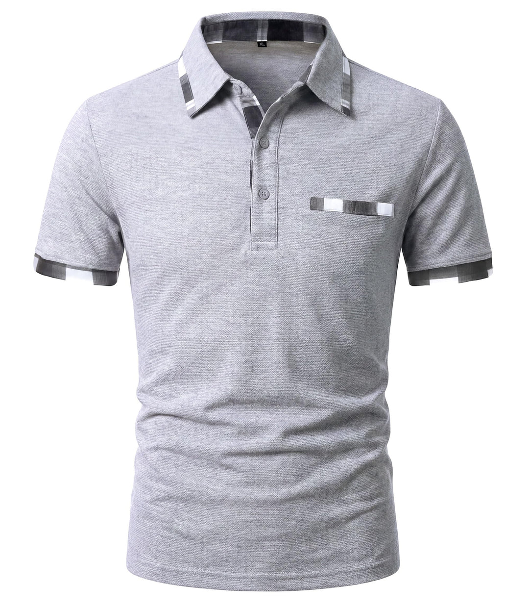 GLESTORE Poloshirt Herren Kurzarm Golf PoloHemd Männer Poloshirts Sommer Polo Hemden T Shirt XL Hell