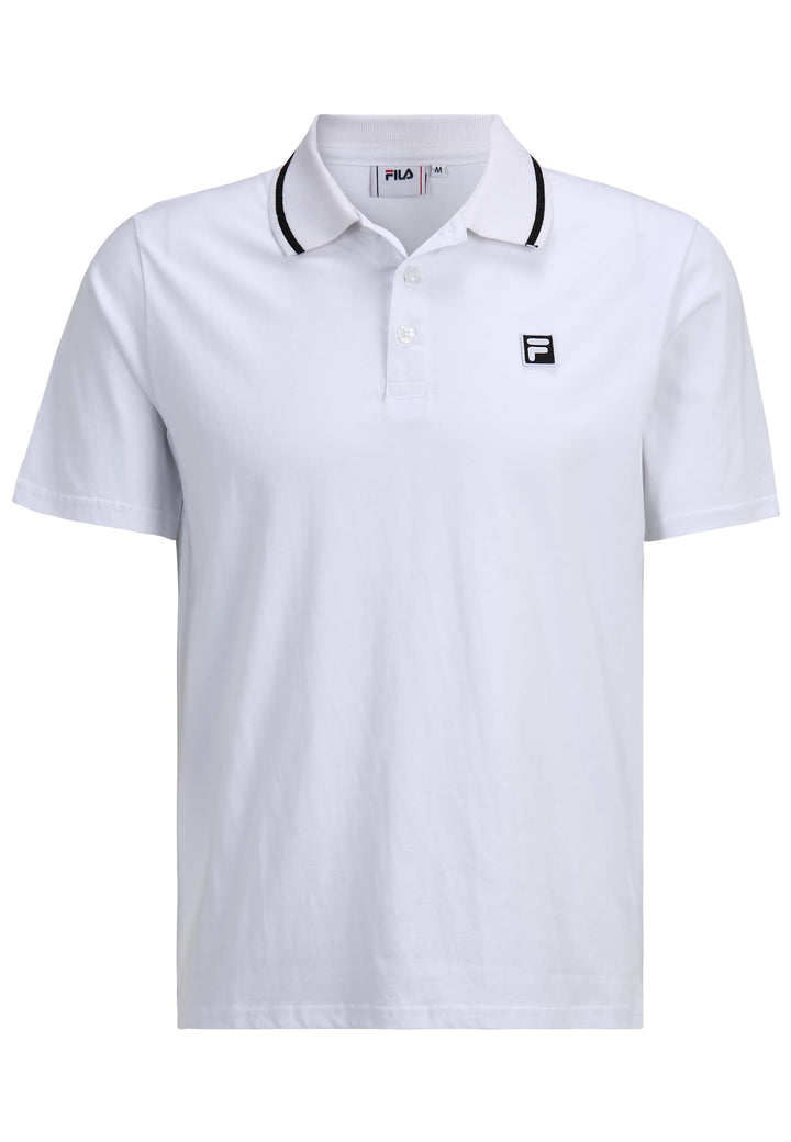 FILA Herren Bucak Polohemd Westlich S Bright White, S Bright White