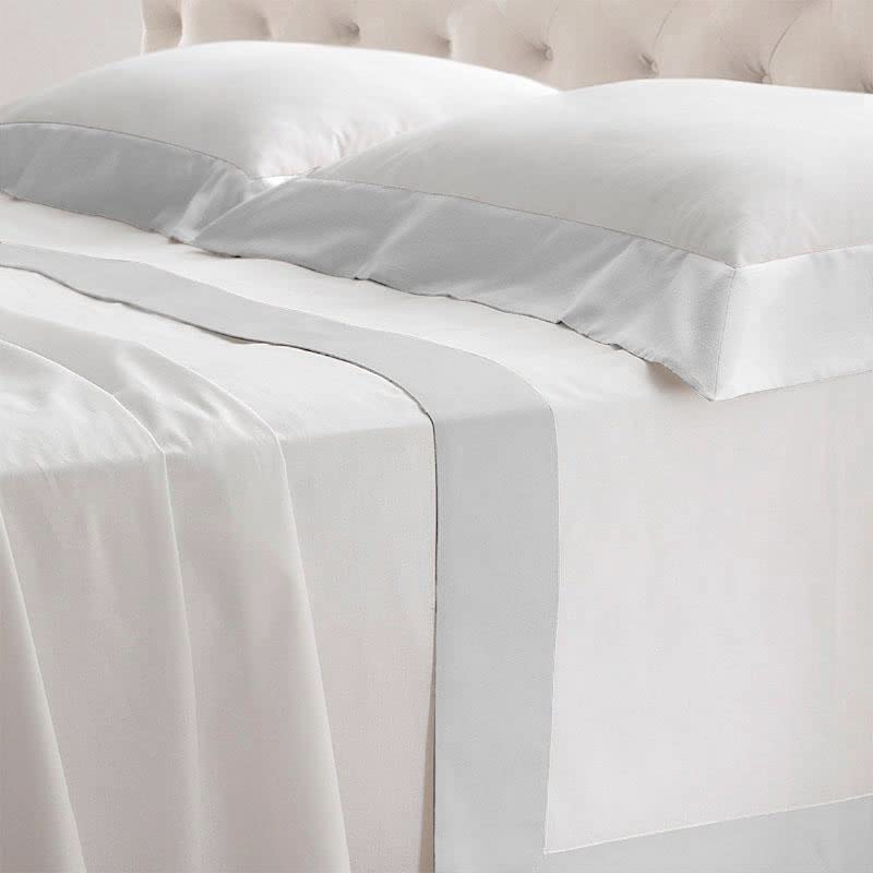 Lisola Bettwäsche-Set für Doppelbett, Baumwolle und Satin, 1 Bettlaken 250 x 290 cm + 1 Spannbettlak