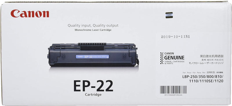 Canon EP-22 1550A003 Tonerkassette Original Schwarz 2500 Seiten Toner