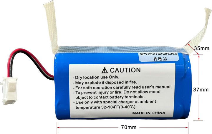 XITAIAN 14.4V 36Wh 2600mAh INR18650 M26-4S1P Ersatzakku für ECOVACS Roboter Staubsauger 2349 4INR19/
