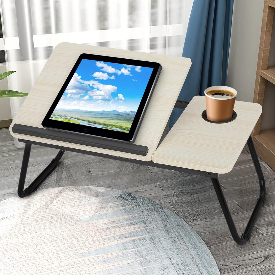 MorNon Faltbare Laptoptisch 55x32x25cm Tablet Tisch Betttisch Betttablett Notebook Laptoptisch Noteb