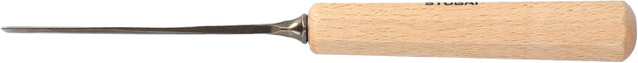STUBAI Stemmeisen Stechbeitel Serie 52 - Form 4 | Gerades Flacheisen - 12 mm, mit Holzgriff, zum Vor
