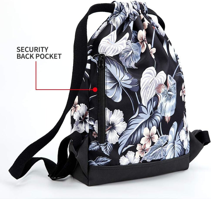 KALIDI Beutel Rucksack Kordelzug Turnbeutel Daypack Gymsack Gym Bag Beutel Sportbeutel Rucksack für