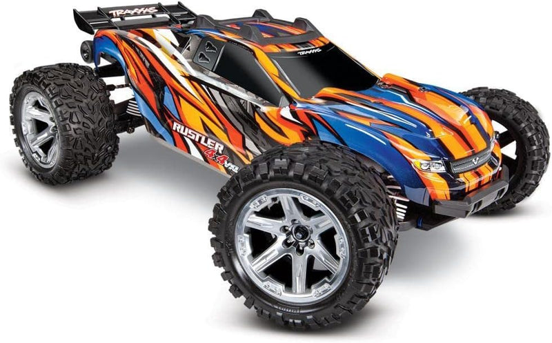 TRAXXAS RUSTLER 4X4 VXL ORANGE RTR OHNE AKKU/LADER 1/10 4WD Stadium Truck BRUSHLESS