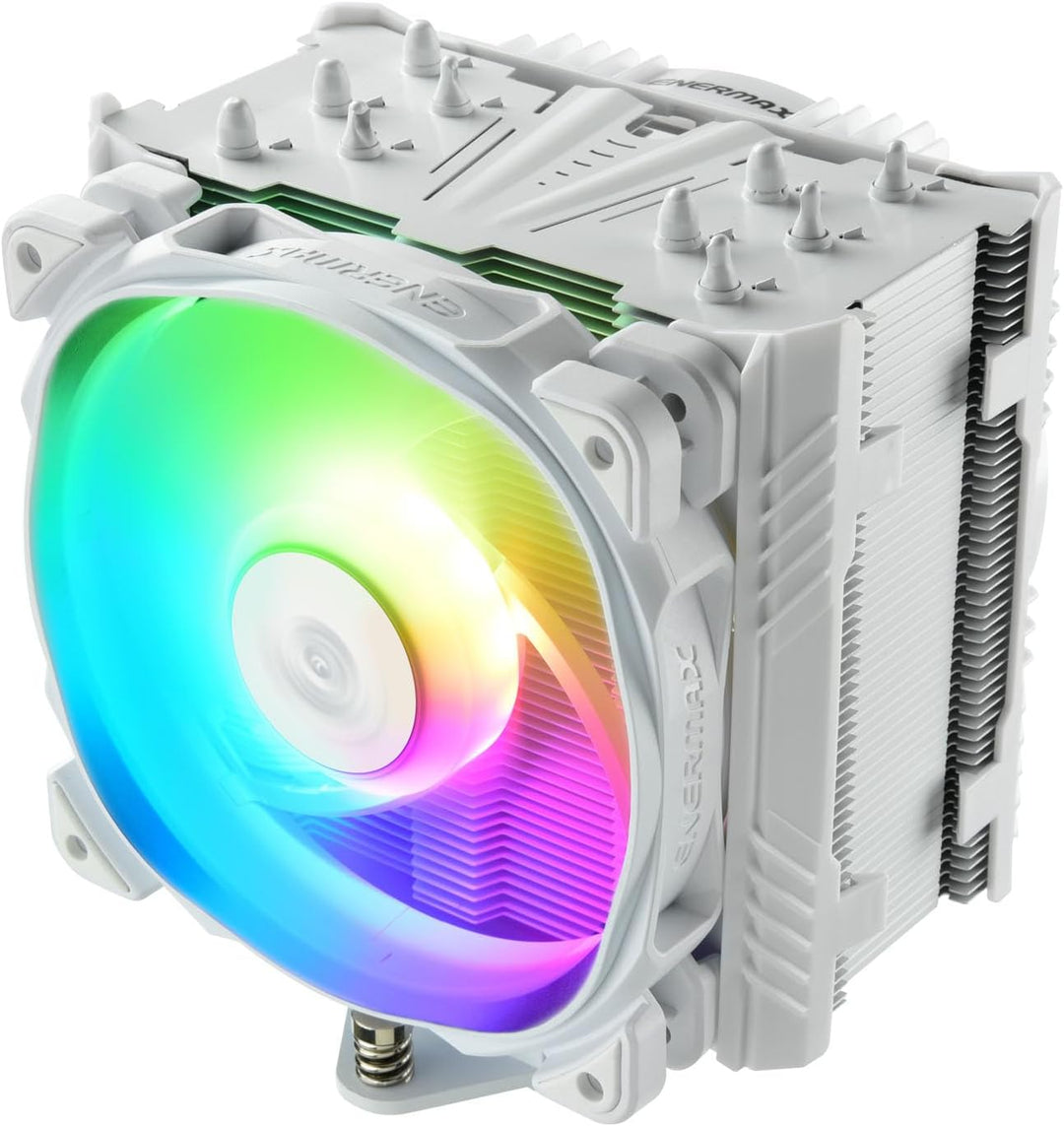 Enermax CPU-Kühler T50 Axe ARGB, Weiss 12cm ETS-T50 ARGB Weiss Single