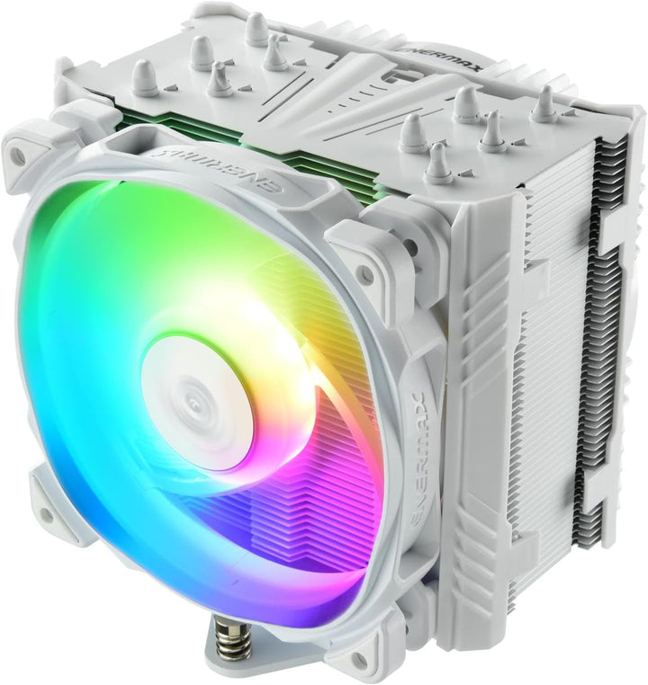 Enermax CPU-Kühler T50 Axe ARGB, Weiss 12cm ETS-T50 ARGB Weiss Single