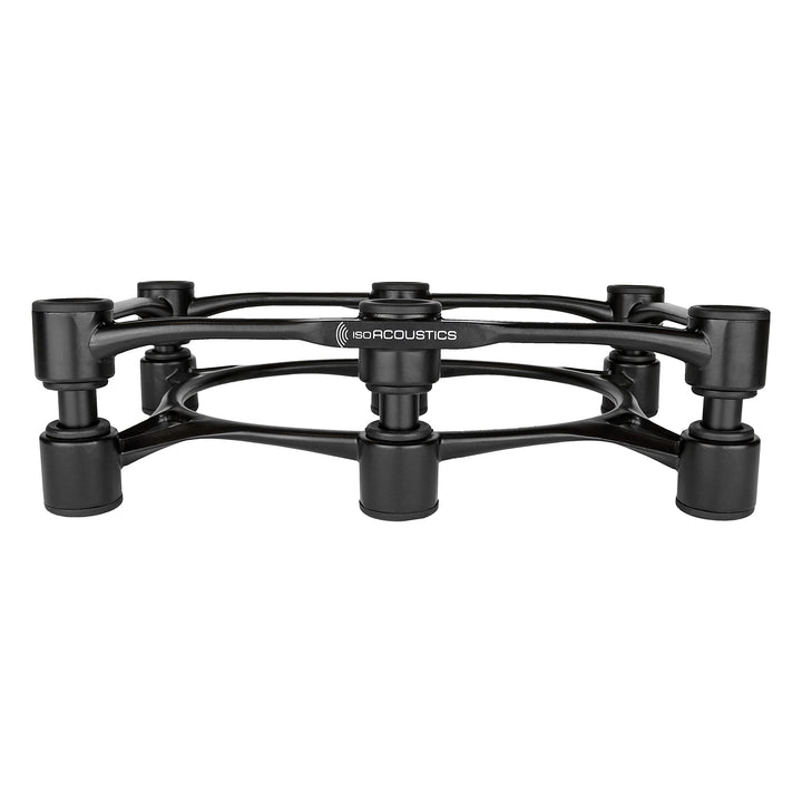 IsoAcoustics Aperta-Serie mit Lautsprecherstativen, schwingungsdämpfend, mit einstellbarer Neigung: