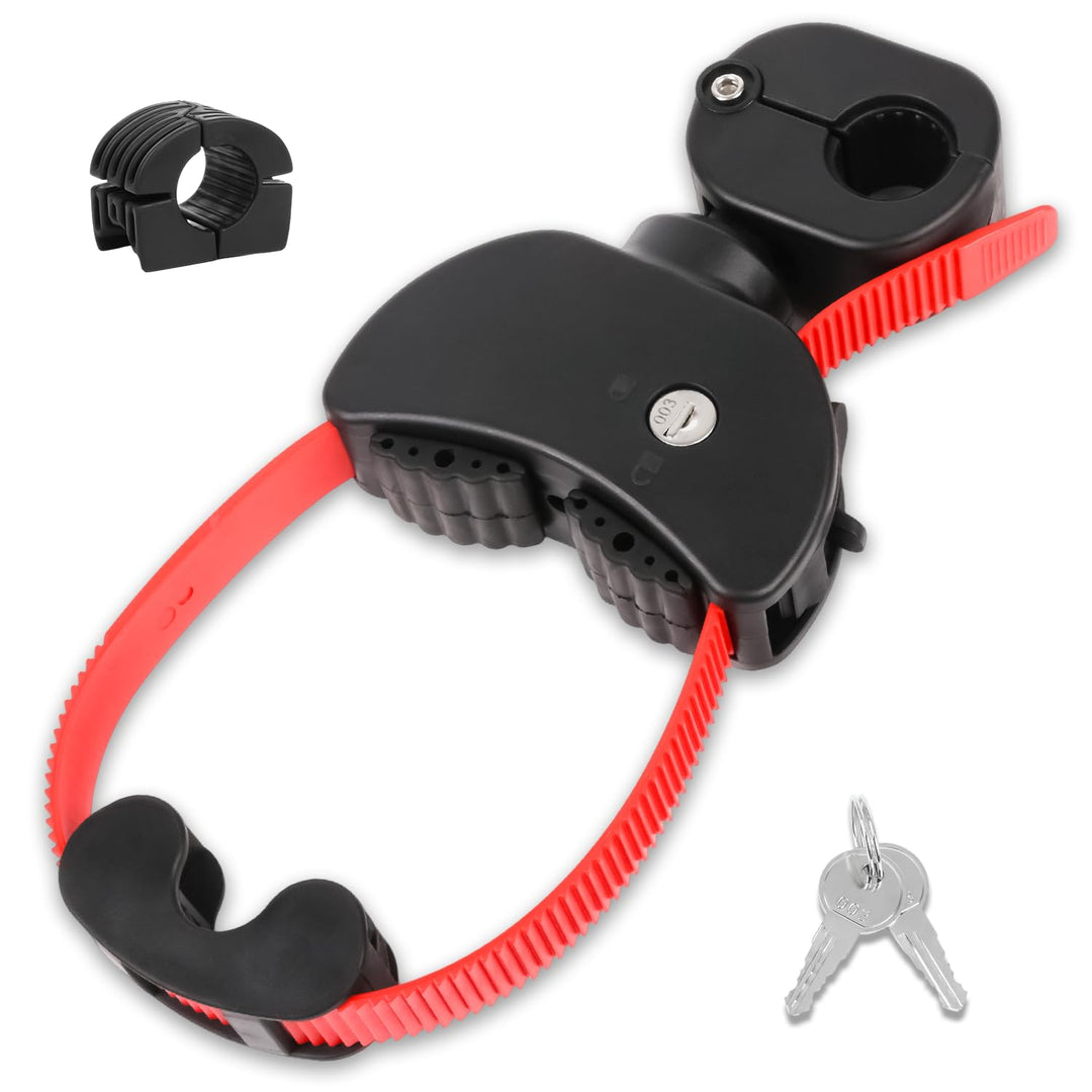 TEOV 1 Stück Rahmenhalter für Fahrradträger Länge 12CM, Verstellbarer Strap-Rahmenhalter für E-Bike