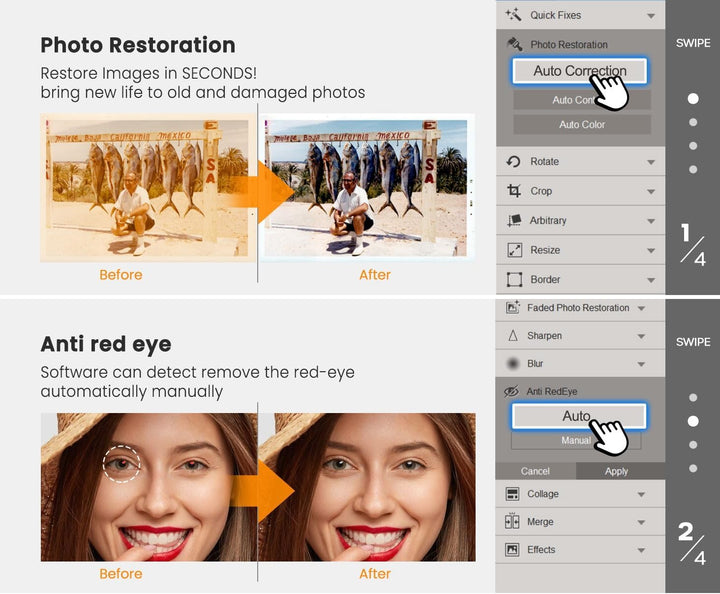 Plustek Foto-Scanner – ePhoto Z300 German Design Award 2018, scannt 4x6 Fotos in 2 s, automatische A