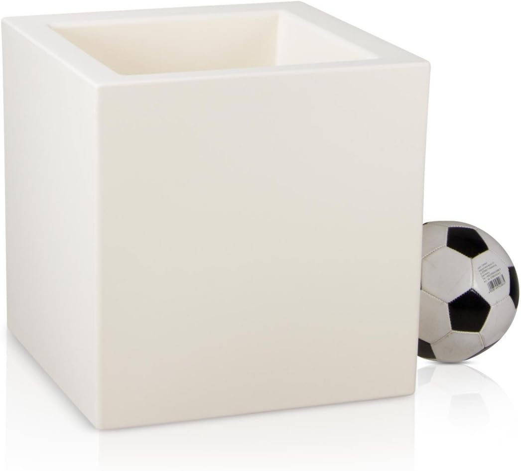 Pflanzkübel DECORAS Kunststoff Pflanztröge – versch. Grössen – weiss matt – frostsicher & UV-beständ