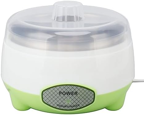 AUNMAS Joghurtbereiter Maschine, 12x16cm 15W Joghurt-Maschine aus Edelstahl für selbstgemachten DIY-